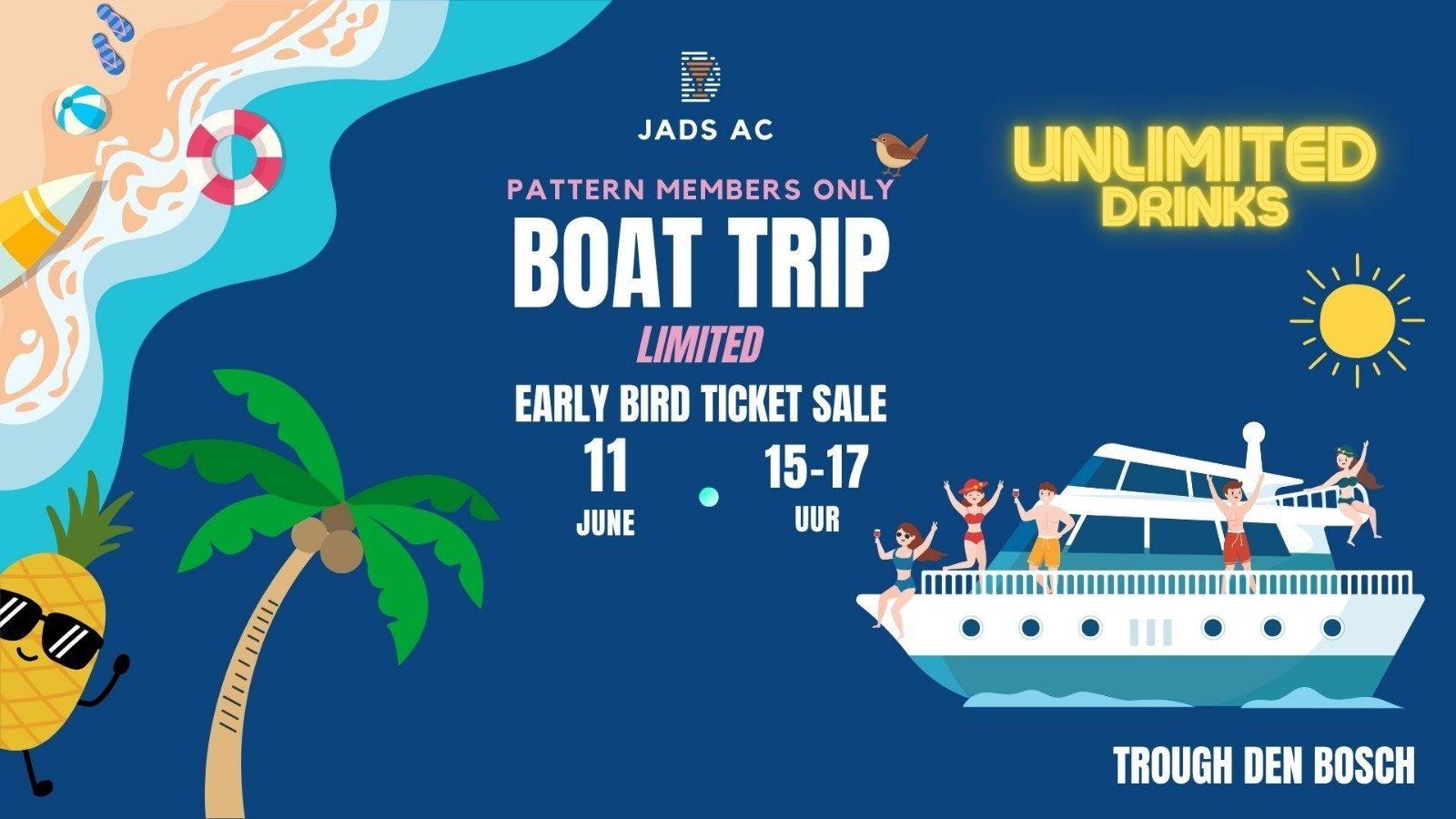 (Full Ticket) Boat Trip - Den Bosch